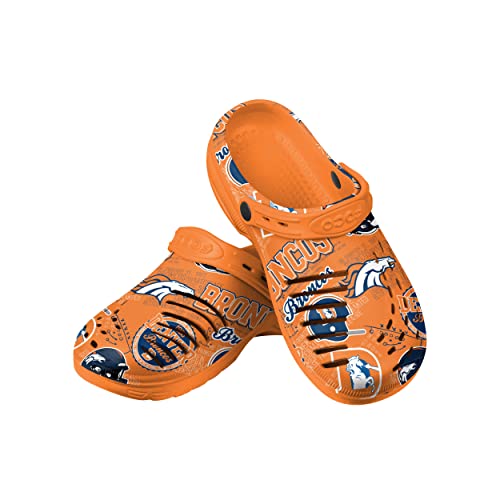 Image of FOCO Arizona Cardinals NFL Mens Historic Print Clog with Strap