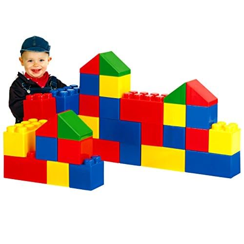 Wader Quality Toys Bausteinblock XXL, 36 Teile