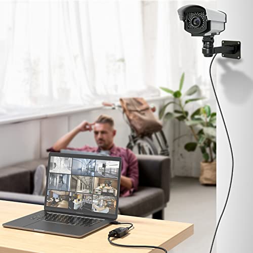 Weme Usb 2.0 Extender To Rj45 Over Cat5E,6,7 Connection Up To 100 Meter 328 Ft Ethernet Extention Cable Type A Male To A Female With 5V2A Power Adapter #TOP7