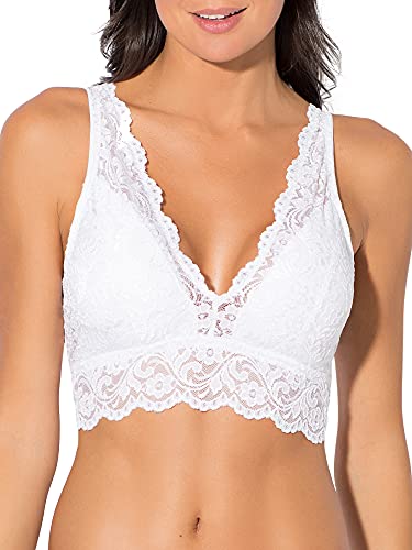Image of Smart & Sexy Women's Signature Lace Deep V Neck Wireless Bralettes