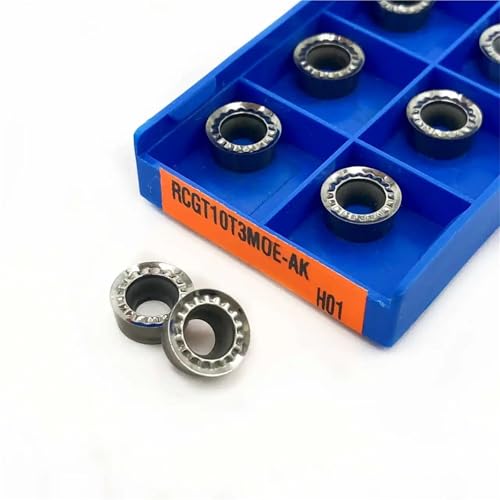 Insertos redondos para torno CNC RCGT10T3MOE AK H01 carburo 10 piezas miniatura 3