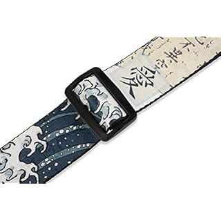 Levy’s Leathers Sangle de guitare en polyester de 5,1 cm avec motif artistique original - Les Beatles, Paul McCartney, John Lennon, RIngo Starr, George Harrison Levy's Leathers Sangle de guitare en polyester de 5,1 cm avec motif artistique original – Image 3