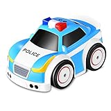 ◆Erstellen Sie die Landkarte◆ Die Sensoren am Polizeifahrzeug erfassen dann die Spurlinie (eine dunkle Linie, die nicht kleiner als 4 mm ist) und folgen dieser Spurlinie automatisch. Kinder können ihre Kreativität und Fantasie nutzen, um ihr Auto auf die richtige Reise zu führen!