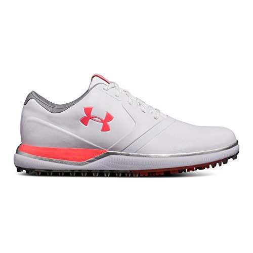 Under Armour Women's Performance Spikeless, White (100)/Brilliance, 5