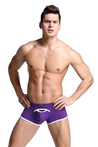 ONEFIT Men's Sexy Boxer Low Raise Lace Lingerie Front Hole Briefs Underwear2