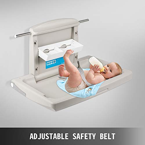 VEVOR 85 x 57 x 47 cm Wickeltisch klappbar Wickelstation für Babys HDPE für Geschäftliche und Private Anlässe