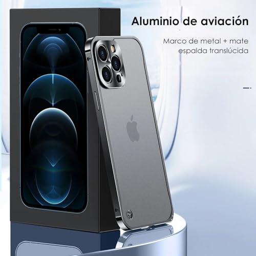 Coque antichoc iPhone 16 Pro Max aluminium noire et protection objectif - 7