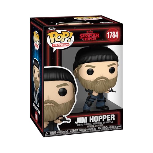 Funko Pop! TV: Stranger Things Season 5 - Jim Hopper - Figura de Vinilo Coleccionable - Idea de Regalo - Mercancia Oficial - Juguetes para Niños y Adultos - Fantasy Fans