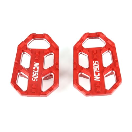 Pédales et repose-pieds moto NC750X antidérapants pour un grip maximal