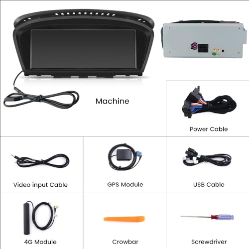 Radio Android 13 Junsun para BMW 3 5 Series 8.8in miniatura 7