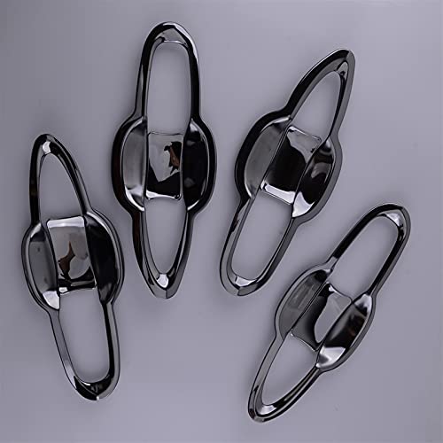 Poignée de porte Camry kit bol acier inox noir titane 1 ensemble