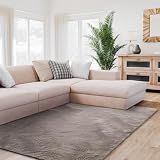 Comodidad lujosa: con una altura de 12 mm, esta alfombra de pelo largo de 100% poliéster ofrece una sensación incomparablemente suave, ideal para un hogar acogedor. Salón, dormitorio, habitación infantil, pasillo, oficina