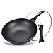 wok Mafan pierre non bâton poêle à frire poêle ménage poêle moule pan cargoter moins de fumée huile électromagnétique four gaz-stick (Color : 30cm)