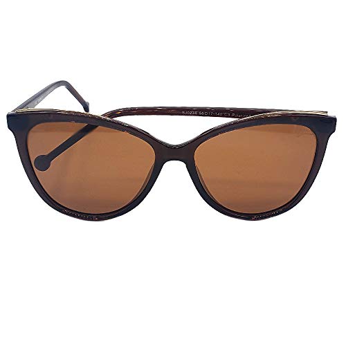 Oculos Sol Feminino Autentic gatinho marrom dourado