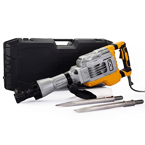 JCB 1700W Demolition Hammer, 30mm Hex, 75j Impact