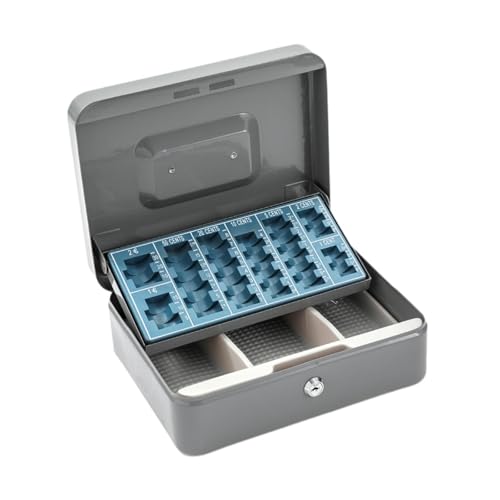 ChuYiElegance コインボックス引き出し用ロック機能付きトレイ, グレー