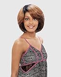 VANESSA SUPER C SIDE KELLY (1B Off Black) FASHION C SIDE LACE PART FULL WIG