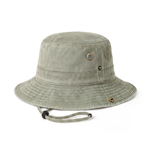 Image of Hot Summer Bucket Hat - Trendy Cotton Sun Hat for Beach, Golf, Fishing