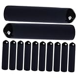 Mipcase 12個 酒塞帽 密閉防塵ボトル注ぎ口カバー キッチン バー用ゴム製ワイン注ぎ口キャップ 実用的な液体保存アクセサリー