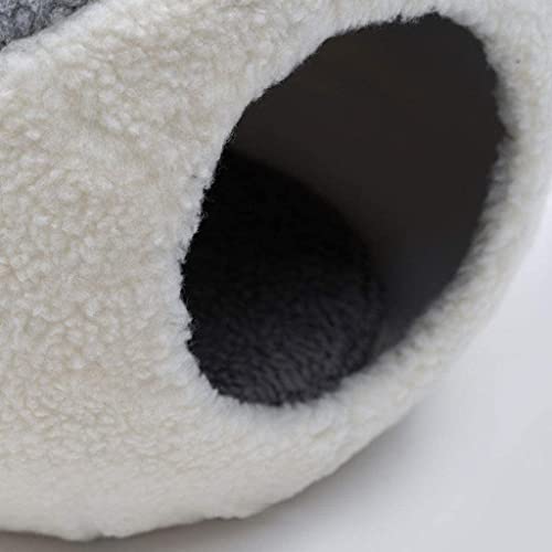 Chenil chien chaud et lit pour chat créatif : sofa chiot rembourré bleu et gris - 3