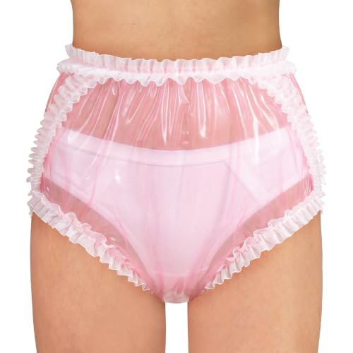 LittleForBig - Braga impermeable lavable, reutilizable, de TPU para adultos, con volantes de encaje para apparents XXL