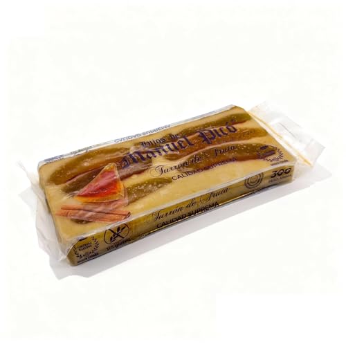 Hijos de Manuel Picó - Turrón de Fruta Artesano – Frutas Confitadas, Sandía y Naranja – Hecho en Jijona – Dulce Navideño Tradicional Español – Postre Gourmet - Turrón Artesano (500 g)