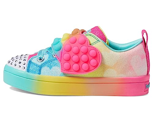 Skechers Kids Twinkle Toes TWI-Lites 2.0 - Heart Pops Sneaker, Multi, 13.5 by Skechers - Used condition - Image 4