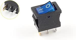 Amazon.co.jp: Switch Toggle, Rocker Switch 5pcs/lot KCD1 21X15mm 3 Pin ...