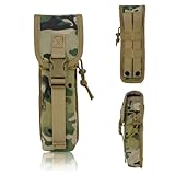 HGNUTAY Heat-Resistant Suppressor Pouch with Melt Resistant Liner Multi-Purpose Silencer Storage Case Tactical Molle Suppressor Pouch Ideal for Pistol, Rifle, & Other Guns