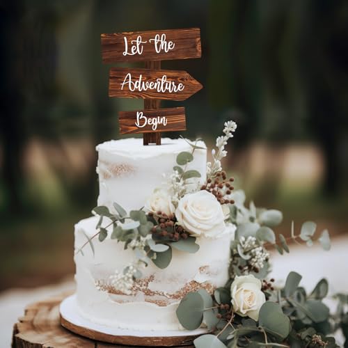 Party to Be Let the Adventure Begin Cake Topper in