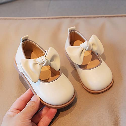 Toddler Girl Mary Jane Dress Shoes with Bow Flower Girl Shoes Little Girl School Uniform Shoes for Wedding Party4