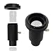 Gosky 1.25" T Adapter and T2 / T Ring adapter for Nikon SLR / DSLR Cameras - Can be Used for Prism Focus and Eyepiece Projection Photography (Black)