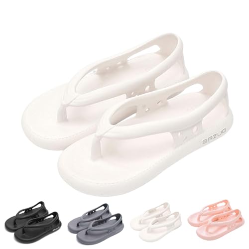 PRXD Bazuo Sandals, Bazuo Flip Flops, Non-Slip Unisex Comfort Eva Thick Sole Quick-Dry Walking Slippers