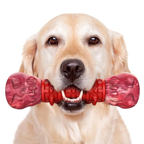 HETOO Hundespielzeug Kauspielzeug Hund, Unzerstörbares Kauwurzel Hundespielzeug, Spielzeug Hunde für große/ mittelgroße Hunde, Spielzeug aus Gummi Nylon, Reinigt Zähne und Zahnfleisch Dog Chew Toy