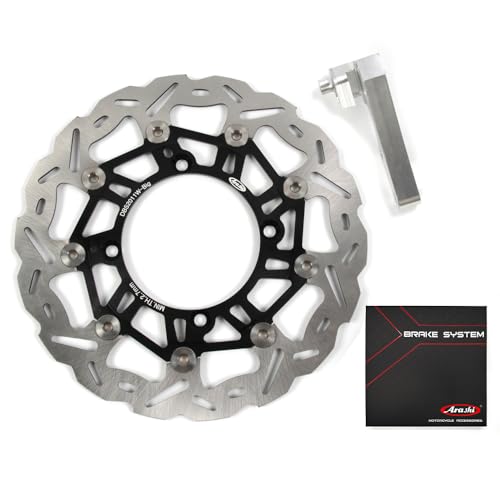 Disque de frein avant surdimensionné résistant au fading pour KX250F KX450F