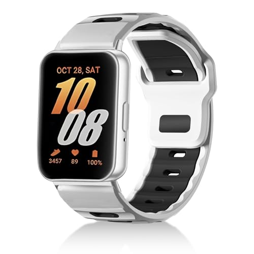 chinbersky Silikonowa bransoletka morska, kompatybilna z Samsung Galaxy Fit 3, dla mężczyzn i kobiet, trwała, dobre dopasowanie, wodoszczelna, miękka, sportowa bransoletka zastępcza do Galaxy Fit 3