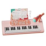 Smart Dual-Tone Change: The piano for kids features a smart dual-tone change function, enabling touch tone adjustments that enhance creative sound options; this flexibility allows young learners to explore classical or electric tones seamlessly, fost...