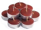 Chocolate & Coffee Candle Scented Candles Tea Lights Candles - Coffee Scented Candle - 30 Pack - Tea