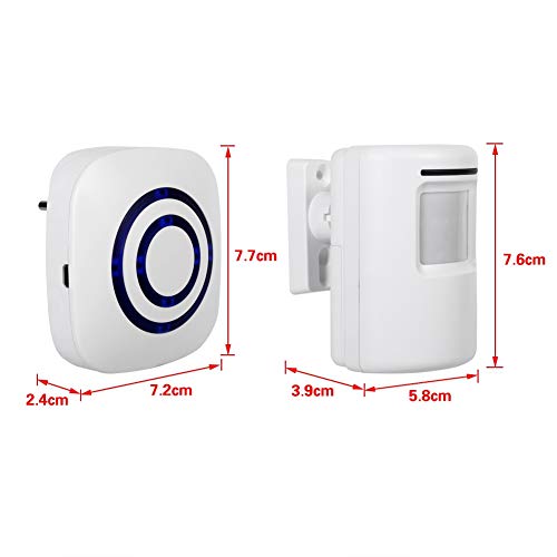 Alarme do sensor pir, design especial operação simples detector de movimento sensor infravermelho in