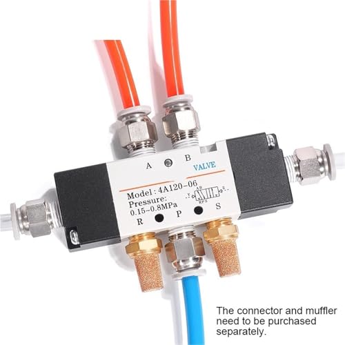 Válvula neumática para control industrial de cilindros de doble efecto 4A320-08 5