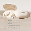 Invisible Sleep Earbuds, Bluetooth, Noise Reduction, Touch Control, 6H Playtime, Timer, Music and Sleep Mode, Sleeping Buds for Side Sleepers (Ivory)
