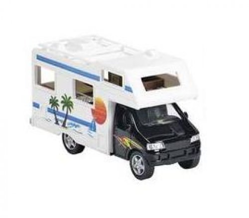 Preisvergleich Produktbild Unbekannt Wohnmobil schwarz Modellauto Spritzguss