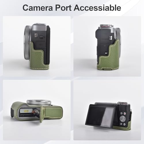 Funda protectora para cámara Canon Powershot G7X Verde miniatura 5