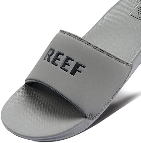 Reef Men's One Slide Sport Sandal, Grey/Grey, 9 | Image 6