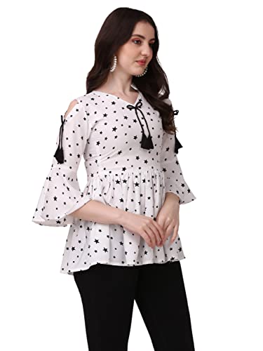 Image of ZELZIS Women Crepe Fabric Dori Tunic