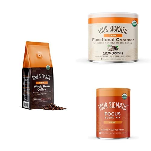 Four Sigmatic Focus With Superfoods Bundle | Think Whole Bean Coffee, Think Coconut Creamer And Think Blend #TOP23
