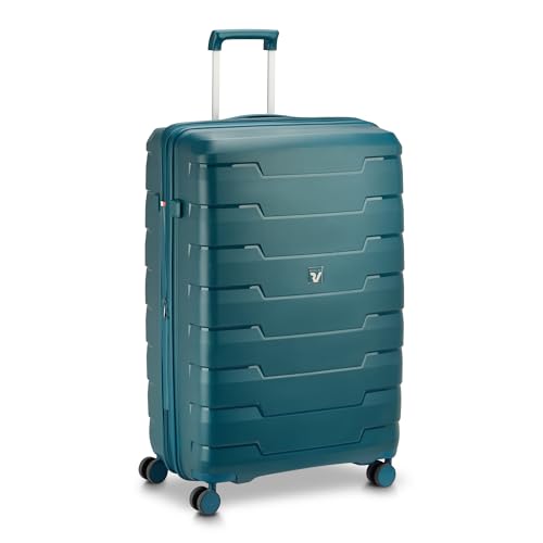 RONCATO SKYLINE 2.0 trolley grande 79 cm, espandibile e con sistema di chiusura con sistema di chiusura TSA - Smeraldo