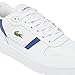Lacoste Men's T-Clip Set Leather Sneakers, White/Navy, 10