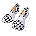 UxicRuya Clown Shoes Rainbows Shoes Carnivals Christmas Party Decorations Xmas Costume Accessories, F