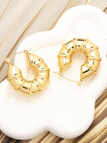 Image of Scintillare by Sukkhi Excellent Stainless Steel Round Hoop Earring Jewellery for Women & Girls|Anti Tarnish Jewellery|Gifts for Wife Girlfriend Mother Sister